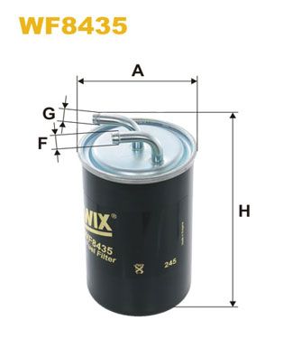 WIX FILTERS Polttoainesuodatin WF8435